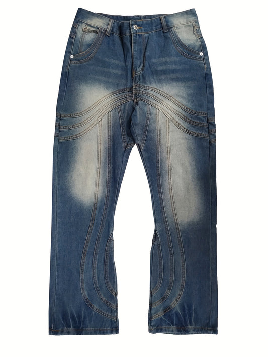 Unique Design Baggy Jeans