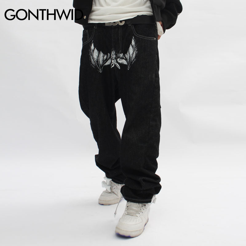 Graphic Baggy Jeans