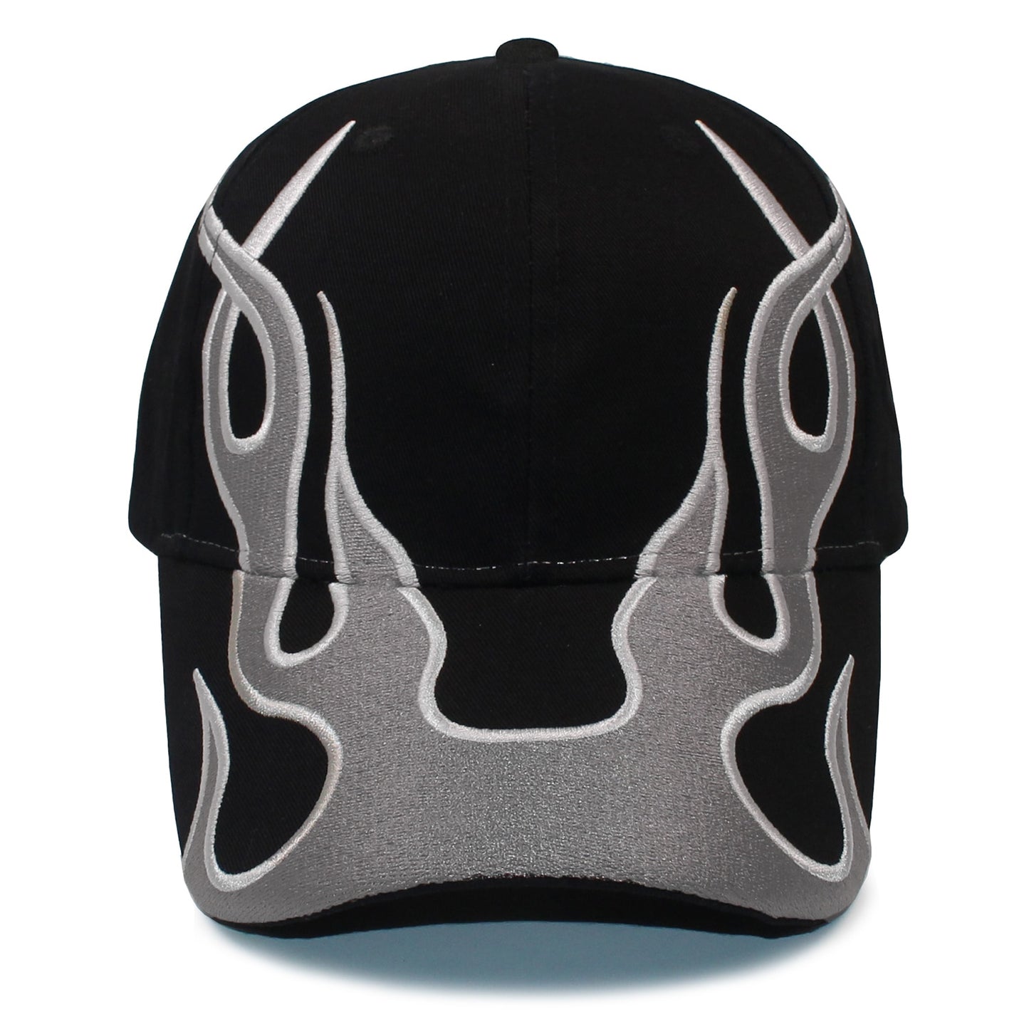 Flame Baseball Graphic Cap