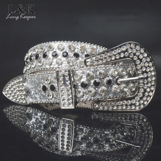 Rhinestones Studded Belt