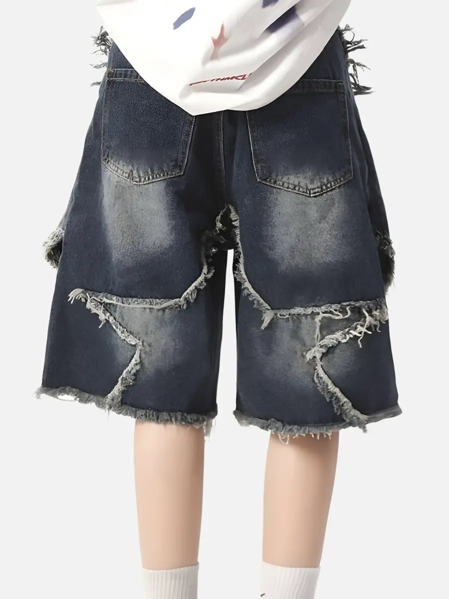 Denim Star Jorts, Y2K, 90s - Tisso Clothing