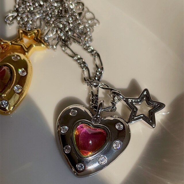 Colorful Heart Star Jewelry Set