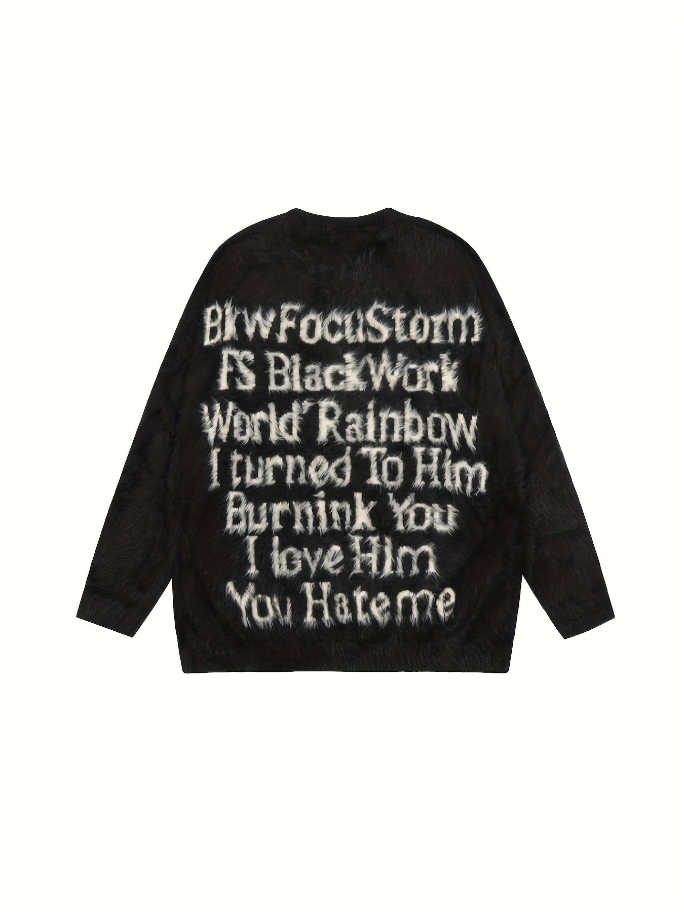 Graphic Mohair Knit
