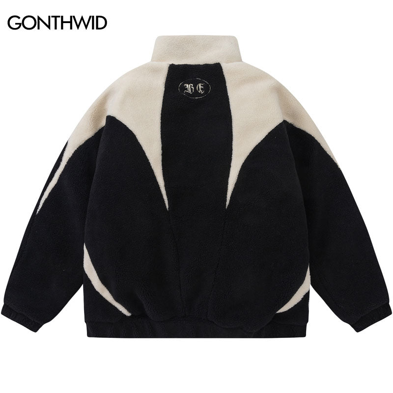 Patchwork Color Block Fleece - Tisso Clothing