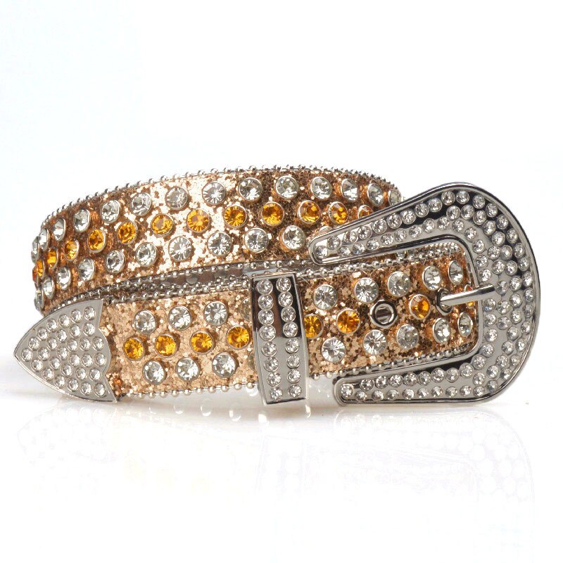 Rhinestones Studded Belt