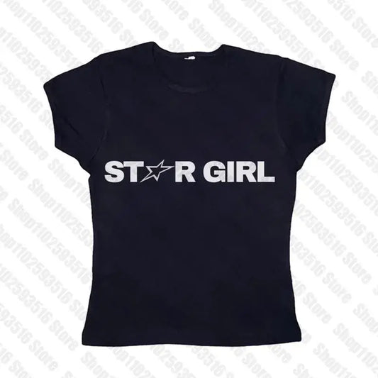 Aesthetic Star Girl Cropped Top