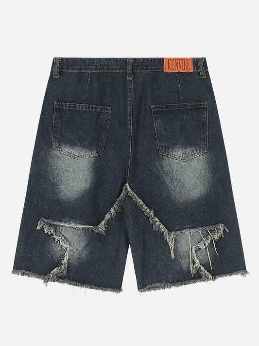Denim Star Jorts, Y2K, 90s - Tisso Clothing