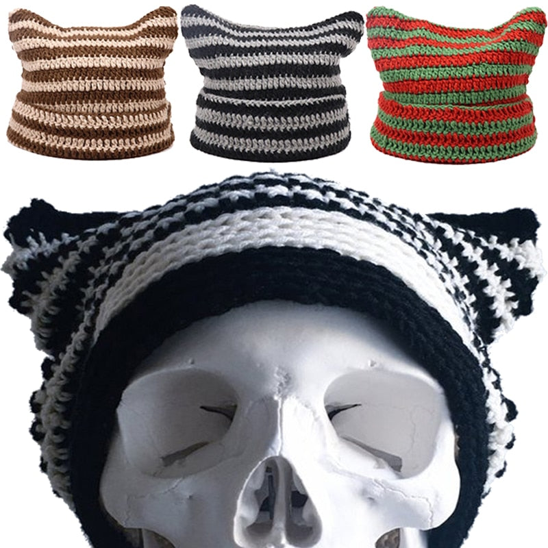 Stripped Beanie