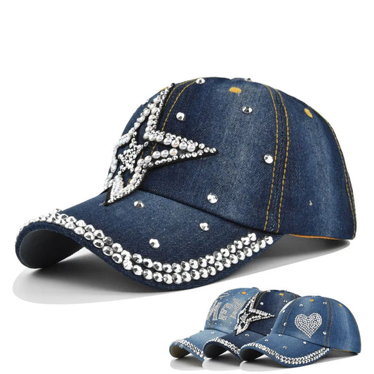 Kawaii Rhinestones Baseball Cap