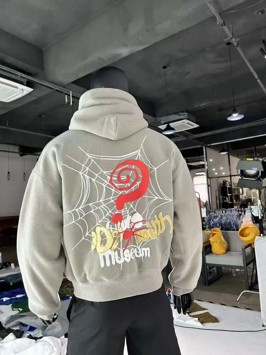 Hip Hop Abstract Print Hoodie