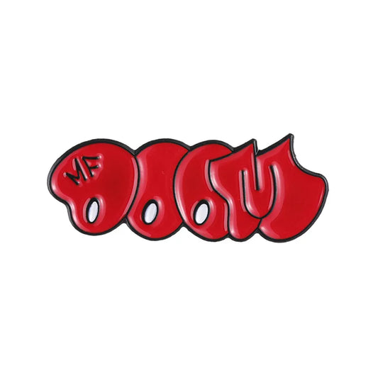 MF Doom Red Bubble Pin