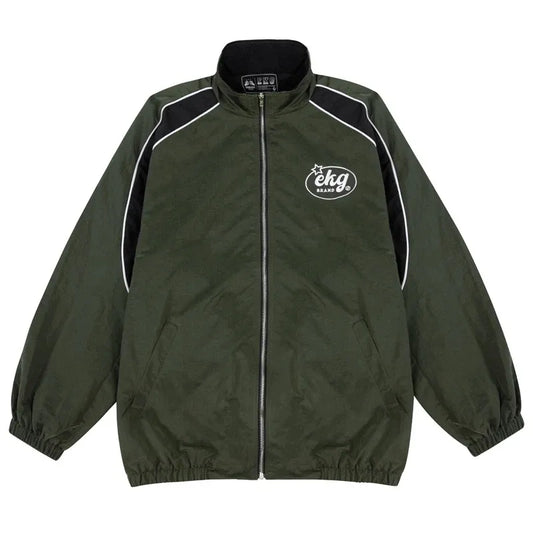 Retro Zip-Up Windbreaker
