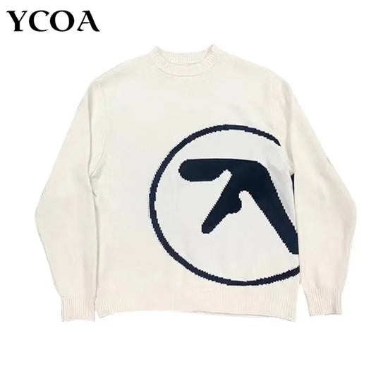 Vintage Graphic Knit Sweater