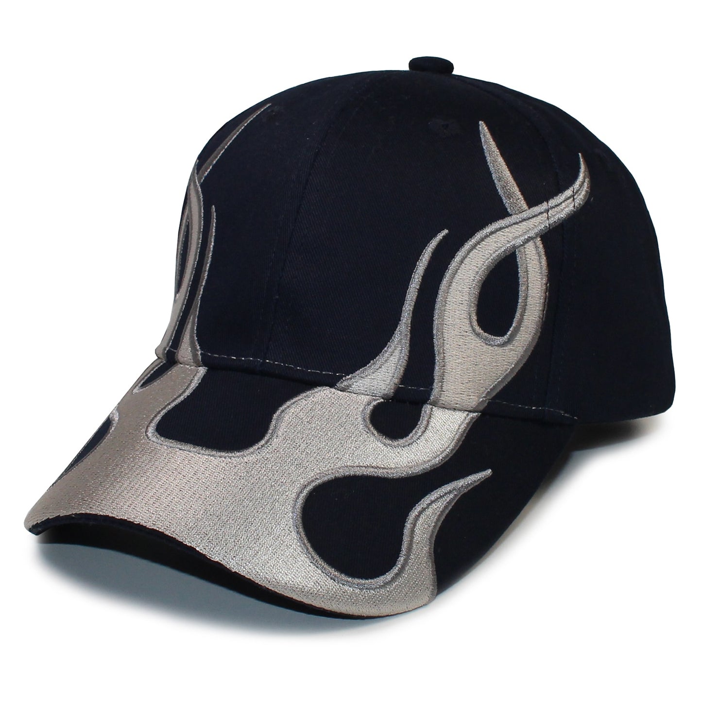 Flame Baseball Graphic Cap