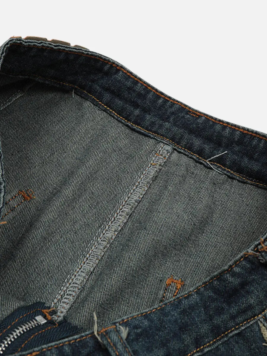 Denim Star Jorts, Y2K, 90s - Tisso Clothing
