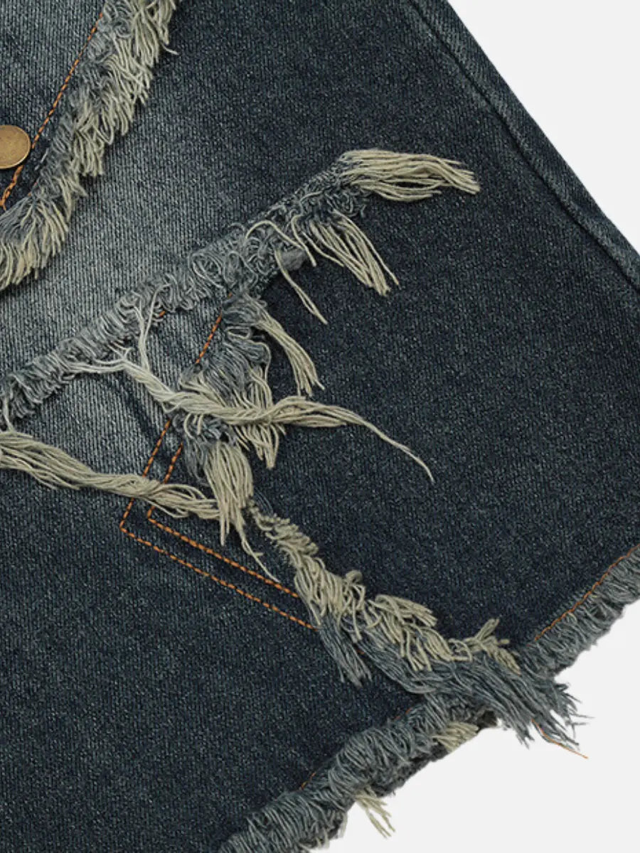 Denim Star Jorts, Y2K, 90s - Tisso Clothing
