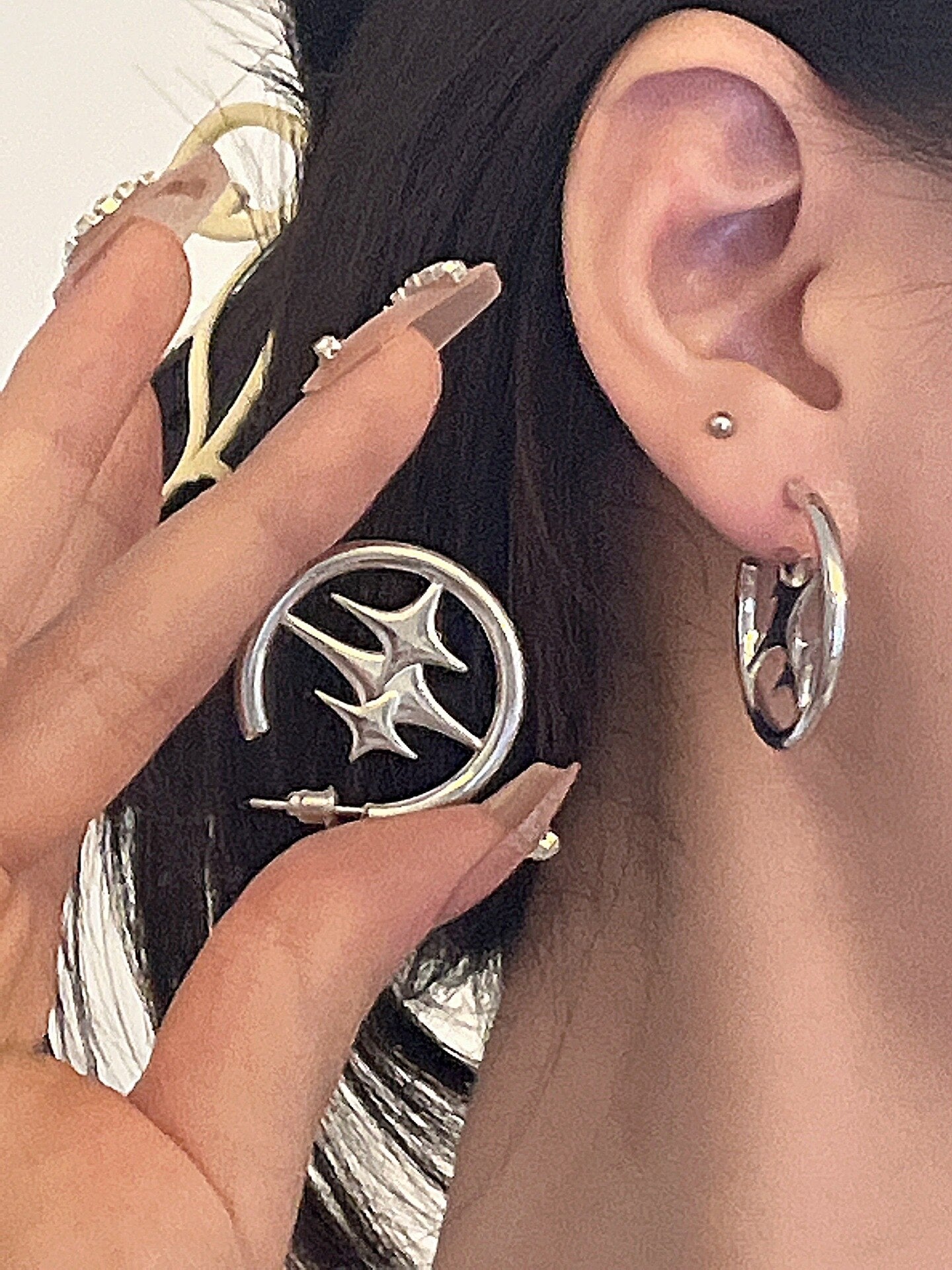 Star Cross Earrings