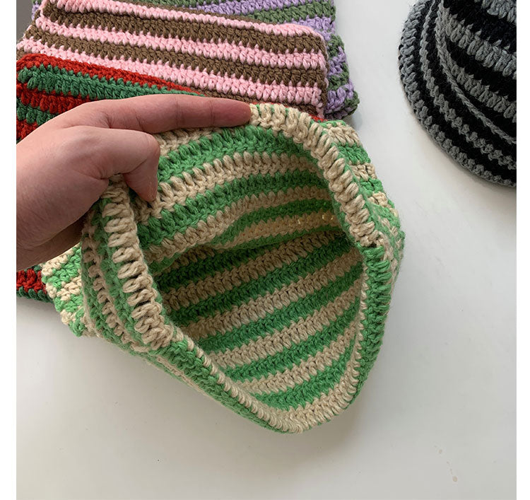 Stripped Beanie